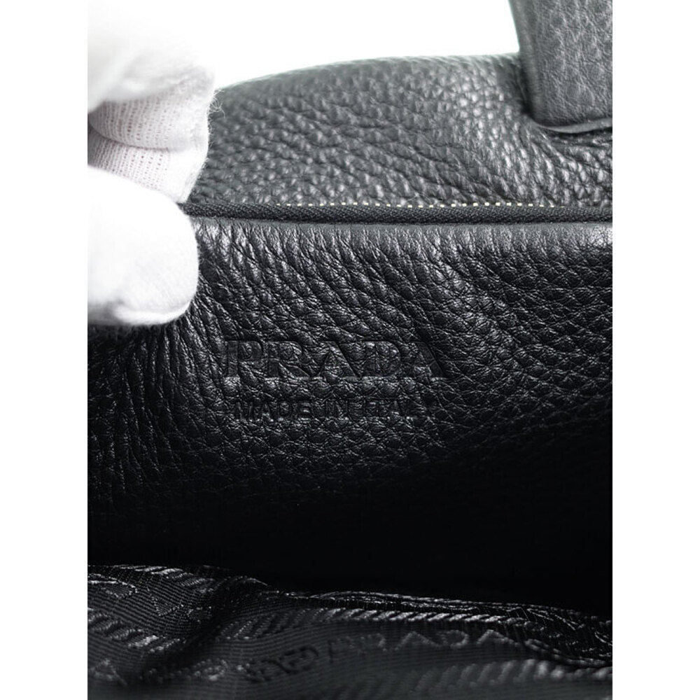 PRADA Leather Tote Bag Handbag - Picture 4 of 9